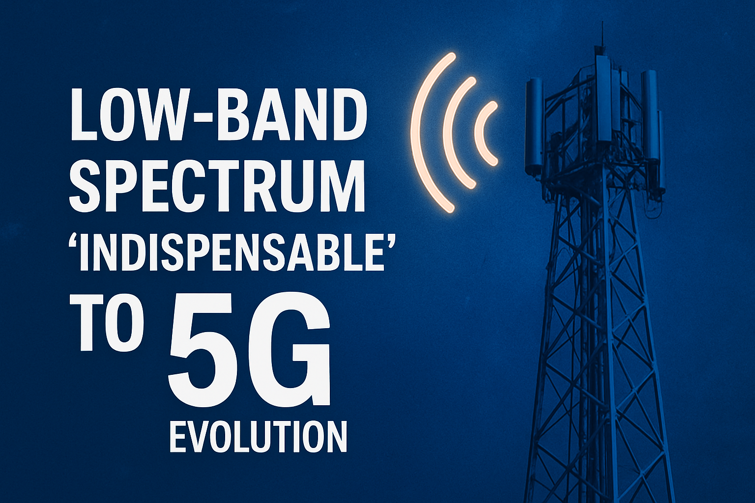 Low-band spectrum ‘indispensable’ to 5G evolution