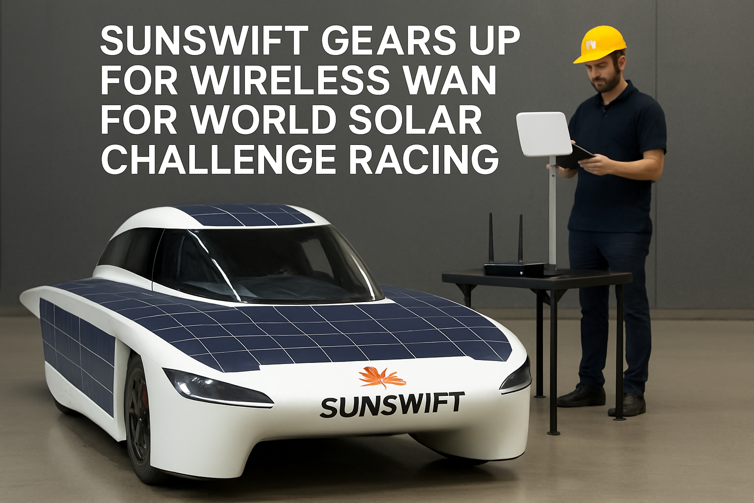 Sunswift gears up for wireless WAN for World Solar Challenge racing