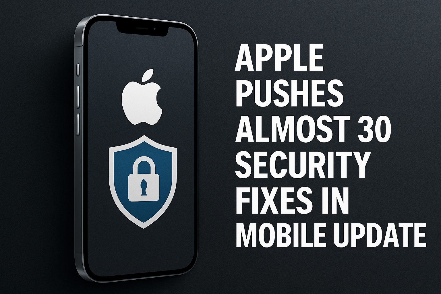 Apple pushes almost 30 security fixes in mobile update