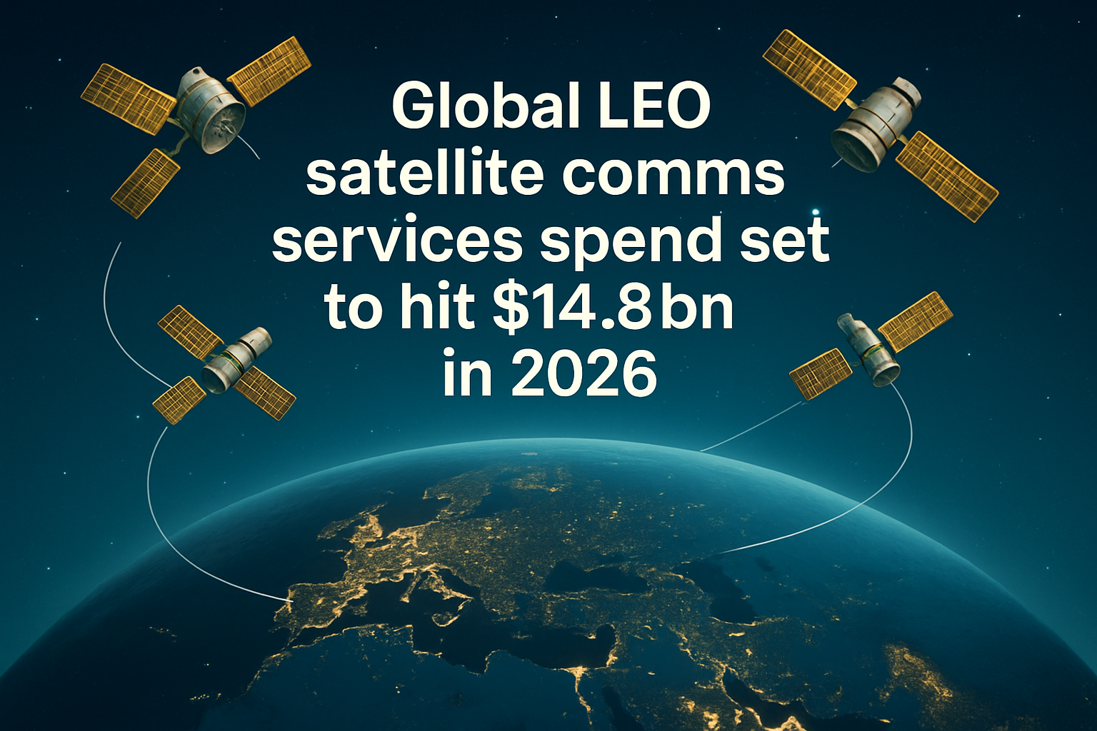 Global LEO satellite comms services spend set to hit $14.8bn in 2026